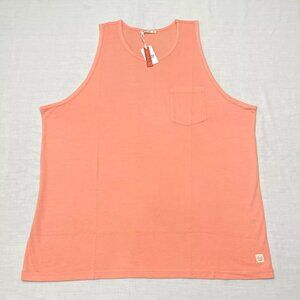 Marine‎ Layer Mens Garment Dye Signature Tank Top Desert Flower Size 2XL NWT